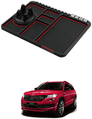 LOVMOTO Plastic Tray Mat For  Skoda Kodiaq(Multicolor)