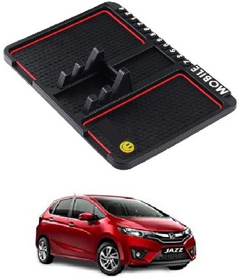 GS Grow n Shine Rubber Standard Mat For  Honda Jazz(Black)