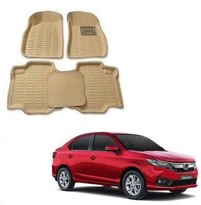 KBTR Plastic 3D Mat For  Honda Amaze(Beige)