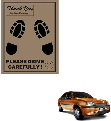 SEMAPHORE Paper Disposable Paper Mat For  Ford Ikon(Brown)