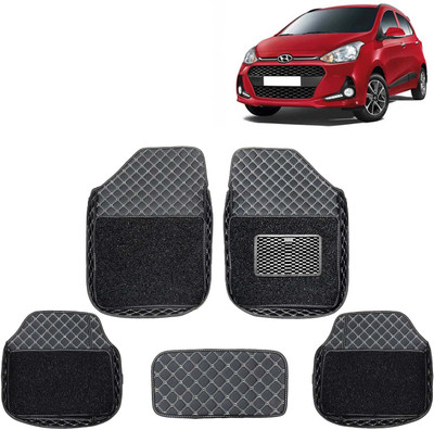 KUNTAIL ENTERPRISES Leatherite 7D Mat For  Hyundai Grand i10(Black)