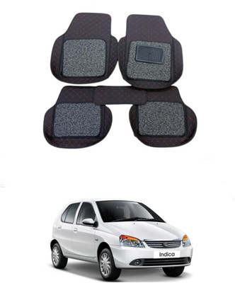 ARNEJA Leatherite 7D Mat For  Tata Indicab(Black)