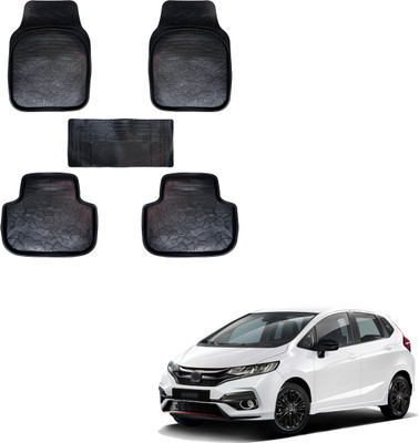 SS FOR YOUR SMART NEEDS Vinyl Standard Mat For  Honda Jazz(Black)