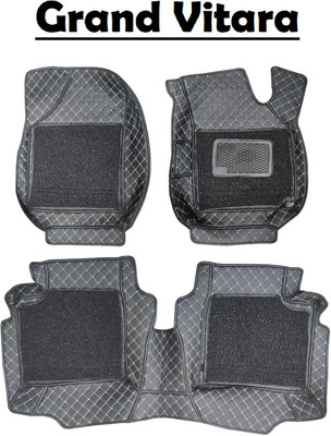 Autoxygen Leatherite 7D Mat For  Maruti Grand Vitara(Black)