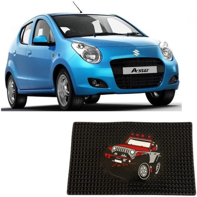 ARNEJA Rubber Standard Mat For  Maruti Suzuki A-Star(Black)