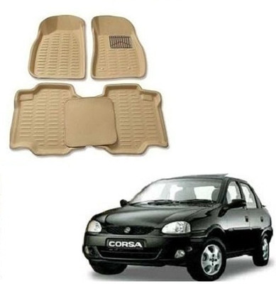 SLSHILPA Plastic 3D Mat For  Opel Corsa(Beige)