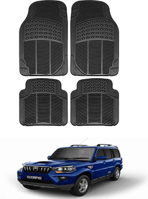 RONISH Rubber Standard Mat For  Mahindra Scorpio(Black)