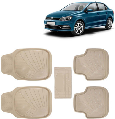 Kingsway PVC Tray Mat For  Volkswagen Ameo(Beige)