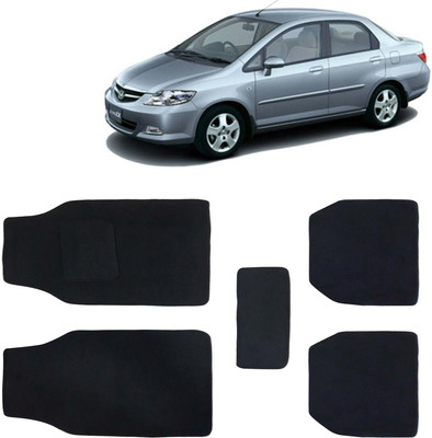 Kingsway Fabric Standard Mat For  Honda City(Black)