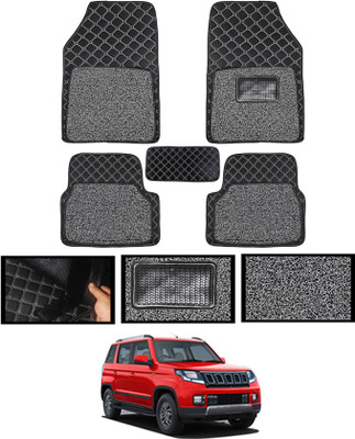 MSNP Leatherite 7D Mat For  Mahindra TUV 300(Black)