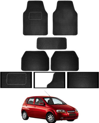 MSNP Fabric Standard Mat For  Chevrolet Universal For Car(Black)