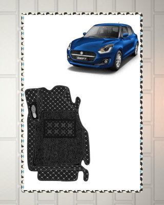 KUNTAIL A Leather 7D Mat For  Maruti Suzuki Swift(Black)