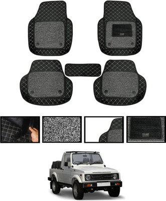 ABJD Leatherite 7D Mat For  Gypsy King(Black)