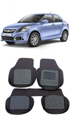 Arnejaa Leatherite 7D Mat For  Maruti Suzuki Swift Dzire(Red, Black)