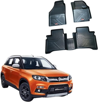 Footsace TPV 9D Mat For  Maruti Suzuki Vitara Brezza(Black)