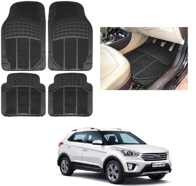 ROSHNEER ENTERPRISES Rubber Standard Mat For  Hyundai Creta(Black)