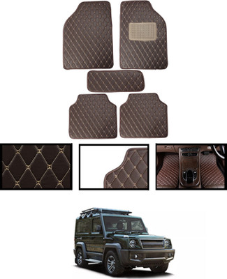 MATIES Leatherite Standard Mat For  Force Gurkha(Brown)