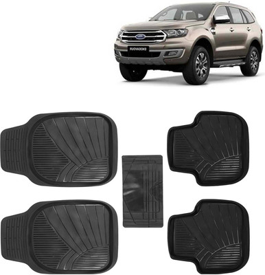 Kingsway PVC Tray Mat For  Ford Endeavour(Black)