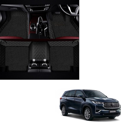 Autoclow Leatherite 7D Mat For  Toyota Innova Hycross (7 Seater)(Black, Black)