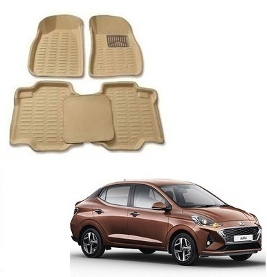 KBTR Plastic 3D Mat For  Hyundai Aura(Beige)