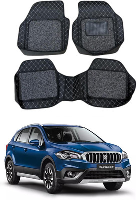 arneja trading company Leatherite 7D Mat For  Maruti Suzuki S-Cross(Silver, Black)