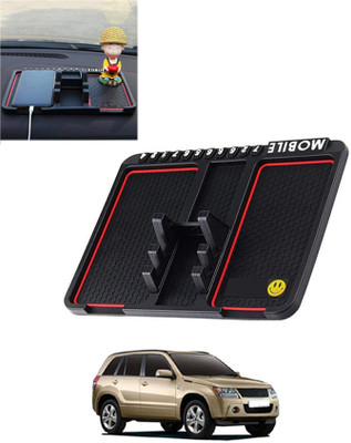 AYW Silicone Tray Mat For  Maruti Grand Vitara(Black)