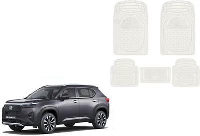 Autorepute Rubber Standard Mat For  Honda Elevate(White)