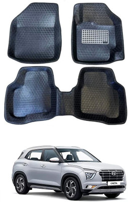 arneja trading company Polyutherine 5D Mat For  Hyundai Creta(Black)