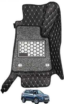 Euro Care Leatherite 7D Mat For  Hyundai Creta(Black)