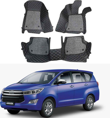 TOFIT ENTERPRISE Leatherite 7D Mat For  Toyota Innova Crysta(Black)