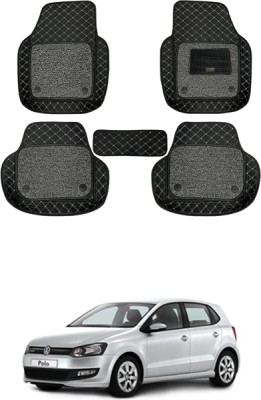 MATIES Leatherite 7D Mat For  Volkswagen Polo(Black)