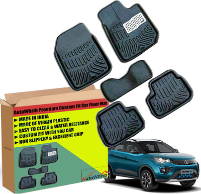 Autowhrib Plastic 3D Mat For  Tata Nexon EV(Black)
