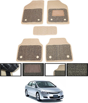 MATIES Leatherite 7D Mat For  Honda Civic(Beige)