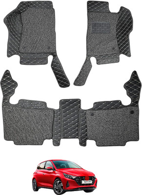 MOCKHE Leatherite 7D Mat For  Hyundai i20(Black)