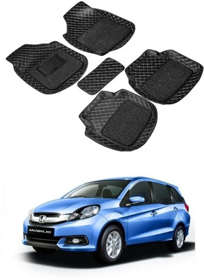 ARNEJA Leatherite 7D Mat For  Honda Mobilio(Black)
