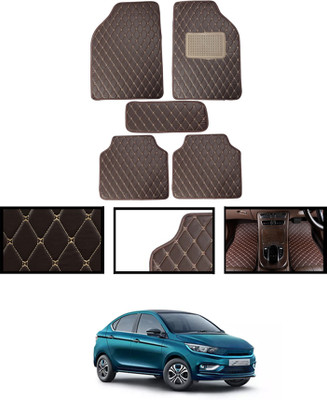 MATIES Leatherite Standard Mat For  Tata Tigor EV(Brown)