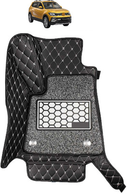 Caronix Leatherite 7D Mat For  Volkswagen Taigun(Black)