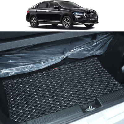 AUTOFIT Polyutherine Tray Mat For  Skoda Slavia(Black)