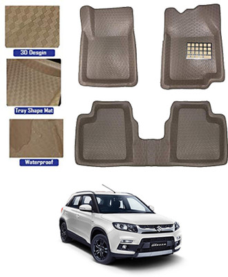 MATIES Plastic Tray Mat For  Maruti Suzuki Vitara Brezza(Beige)
