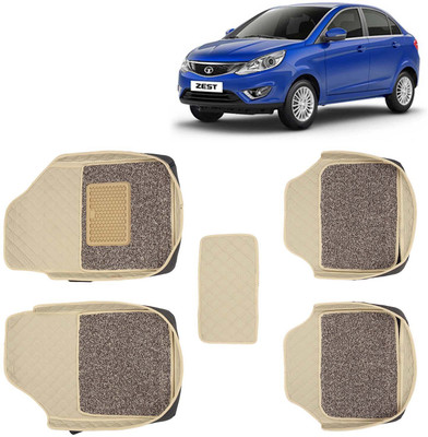 Kingsway Leatherite 7D Mat For  Tata Zest(Beige)