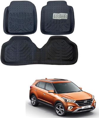 ROSHNEER ENTERPRISES PVC 3D Mat For  Hyundai Creta(Black)
