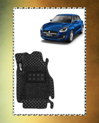 KUNTAIL A Leather 7D Mat For  Maruti Suzuki Swift(Black)