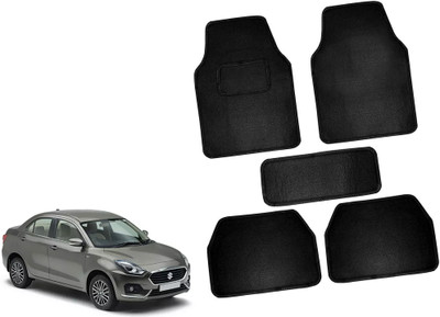 AUTO PEARL Polyester Standard Mat For  Maruti Swift Dzire(Black)