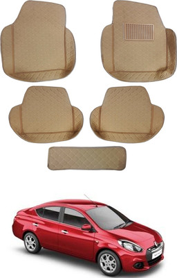 AYW Leatherite 7D Mat For  Chevrolet Sail UVA(Beige)