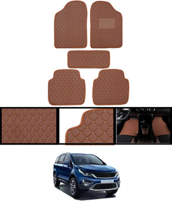 MSNP Leatherite Standard Mat For  Tata Hexa(Brown)