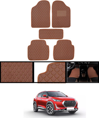 AYW Leatherite Standard Mat For  Mahindra Magnite(Orange)