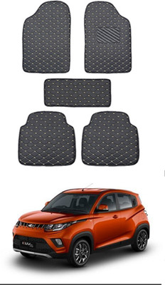 MATIES Leatherite Standard Mat For  Mahindra Universal For Car(Black)