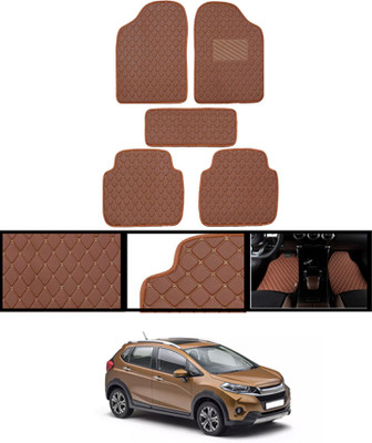 AYW Leatherite Standard Mat For  Jeep WRV(Orange)