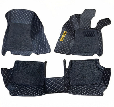 Auckkien Leather 7D Mat For  Maruti Suzuki New Brezza(Black)