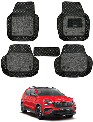 RKPSP Leatherite 7D Mat For  Volkswagen Kushaq(Black)
